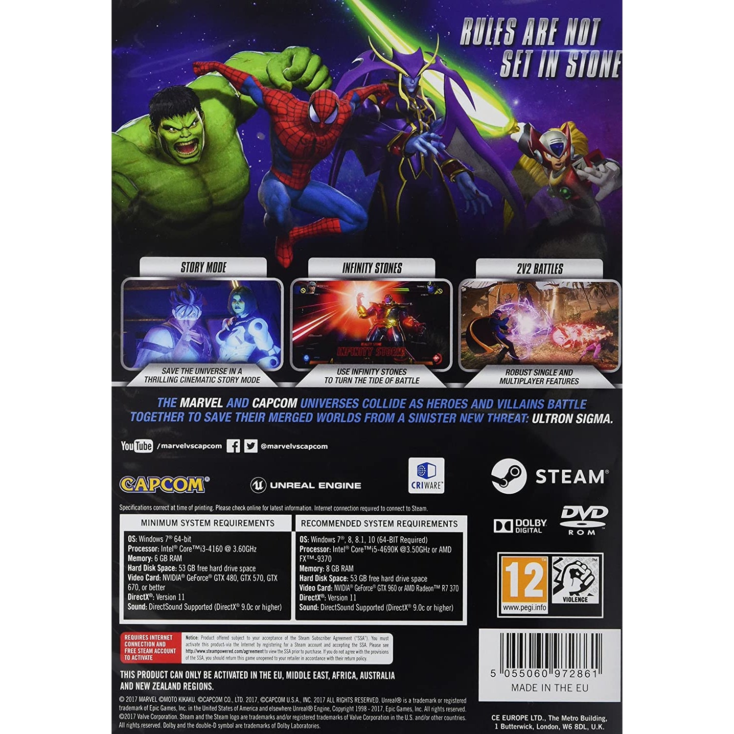 Marvel Vs Capcom Infinite (PC DVD)