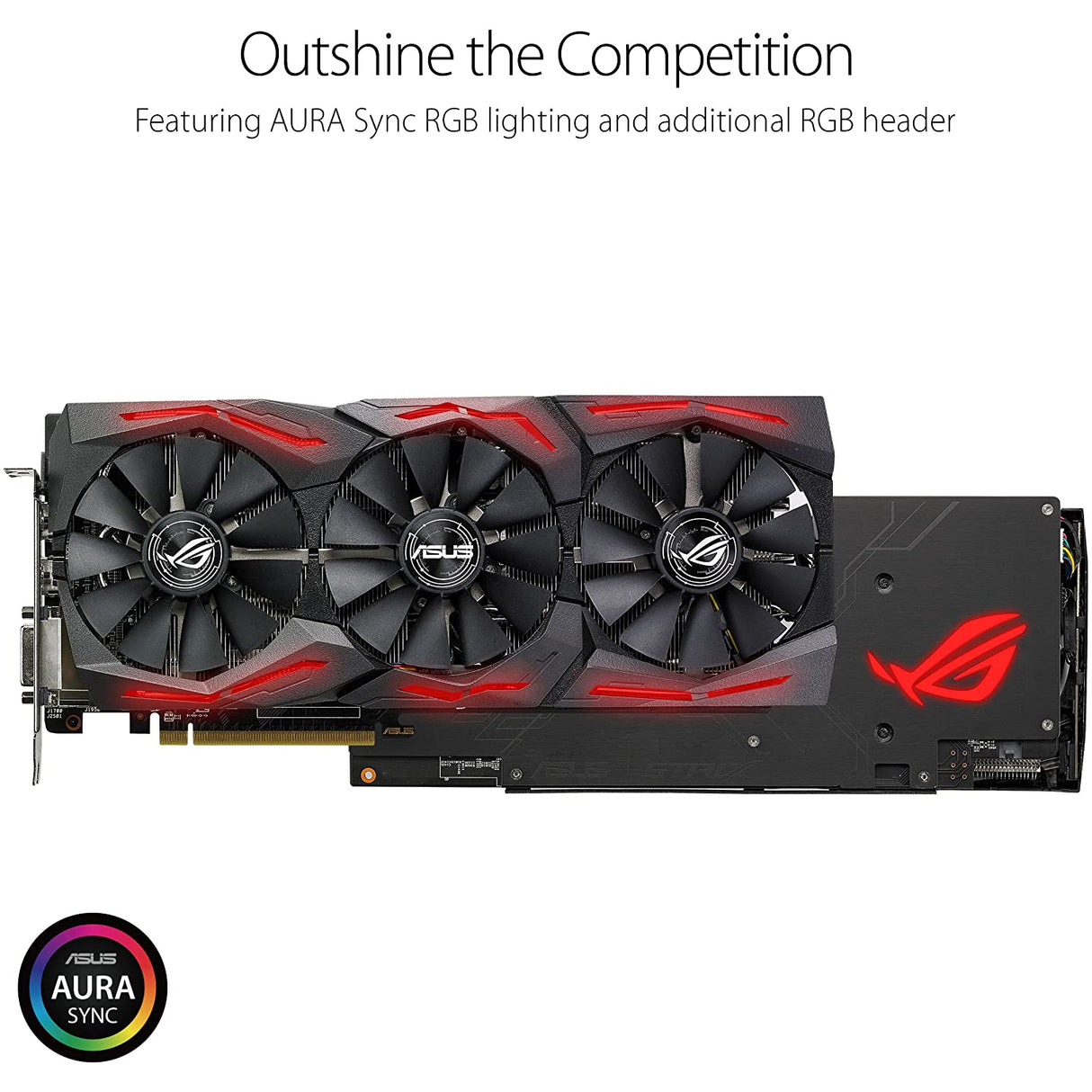 Asus Radeon RX 580 ROG STRIX OC 8GB (GDDR5) Graphics Card, 1360MHz Boost
