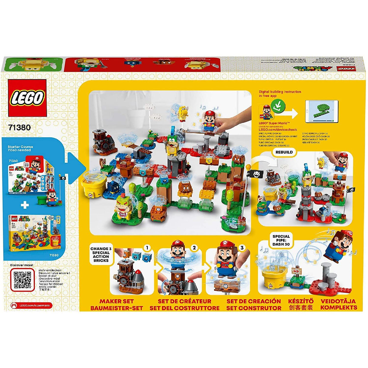 LEGO 71380 Super Mario Master Your Adventure Maker Set