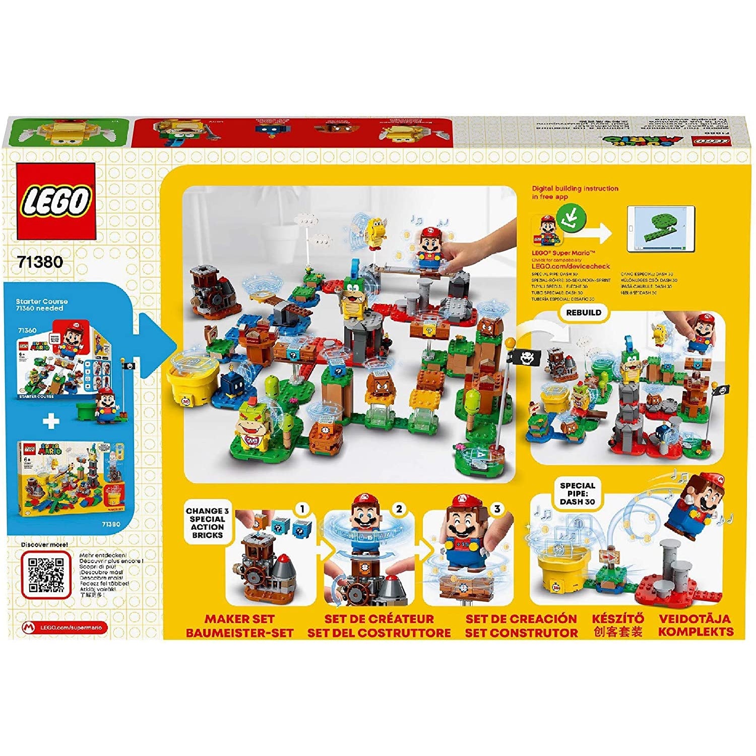 LEGO 71380 Super Mario Master Your Adventure Maker Set