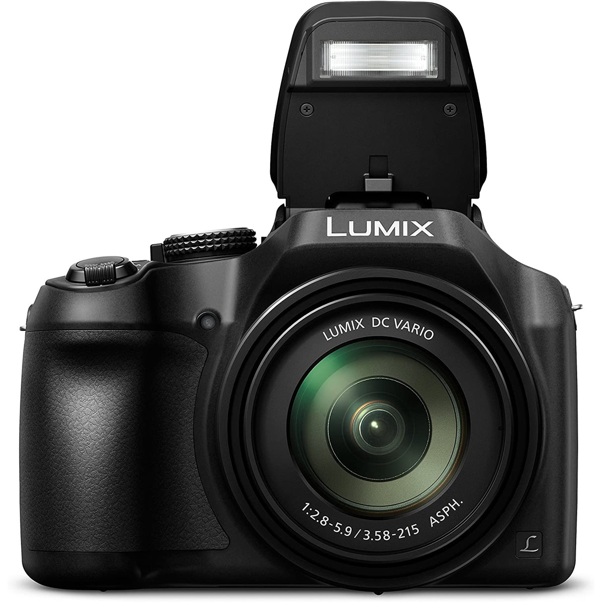 Panasonic Lumix DC-FZ82 Bridge Camera, 4K UHD, 18.1MP, 60x Optical Zoom, Wi-Fi, Live Viewfinder, 3" LCD Touch Screen