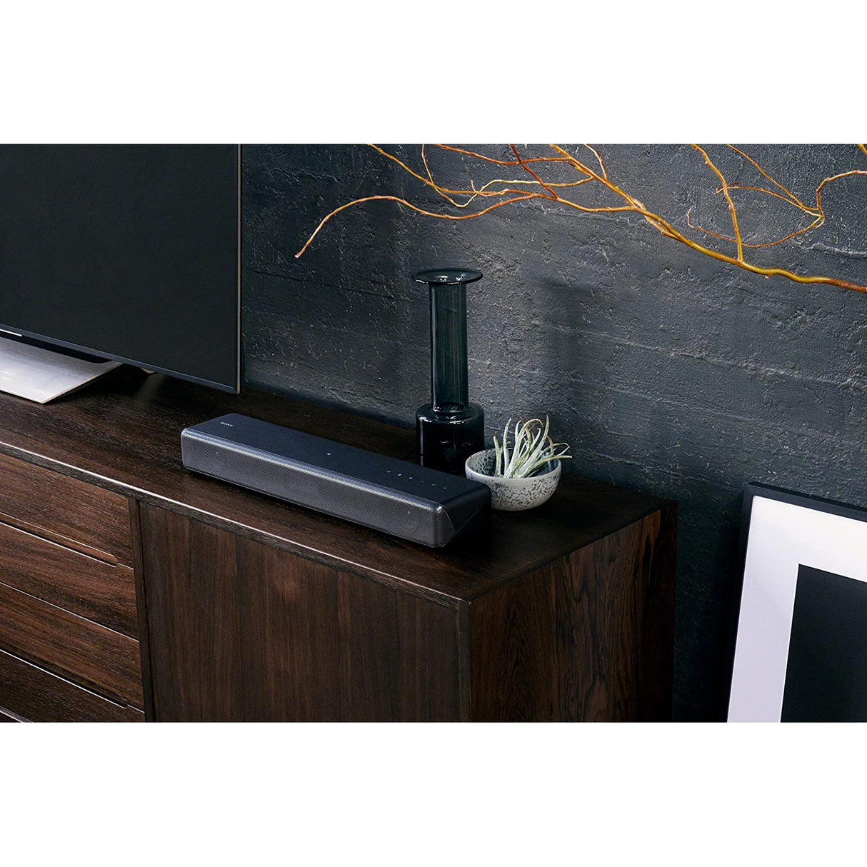 Sony HT-MT500 Wi-Fi Bluetooth NFC Compact Sound Bar with Ultra-Slim Wireless Subwoofer