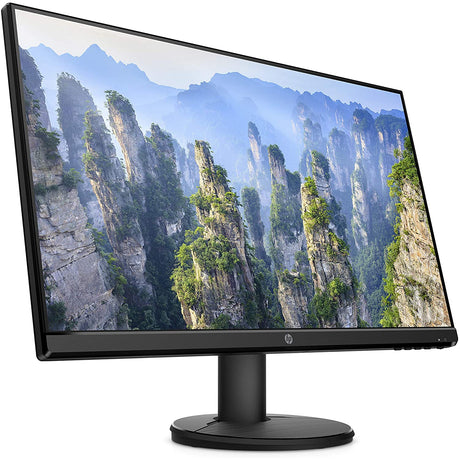 HP v24i Full HD Monitor 1920 x 1080 23.8 Inch Monitor (1 VGA, 1 HDMI) - Black
