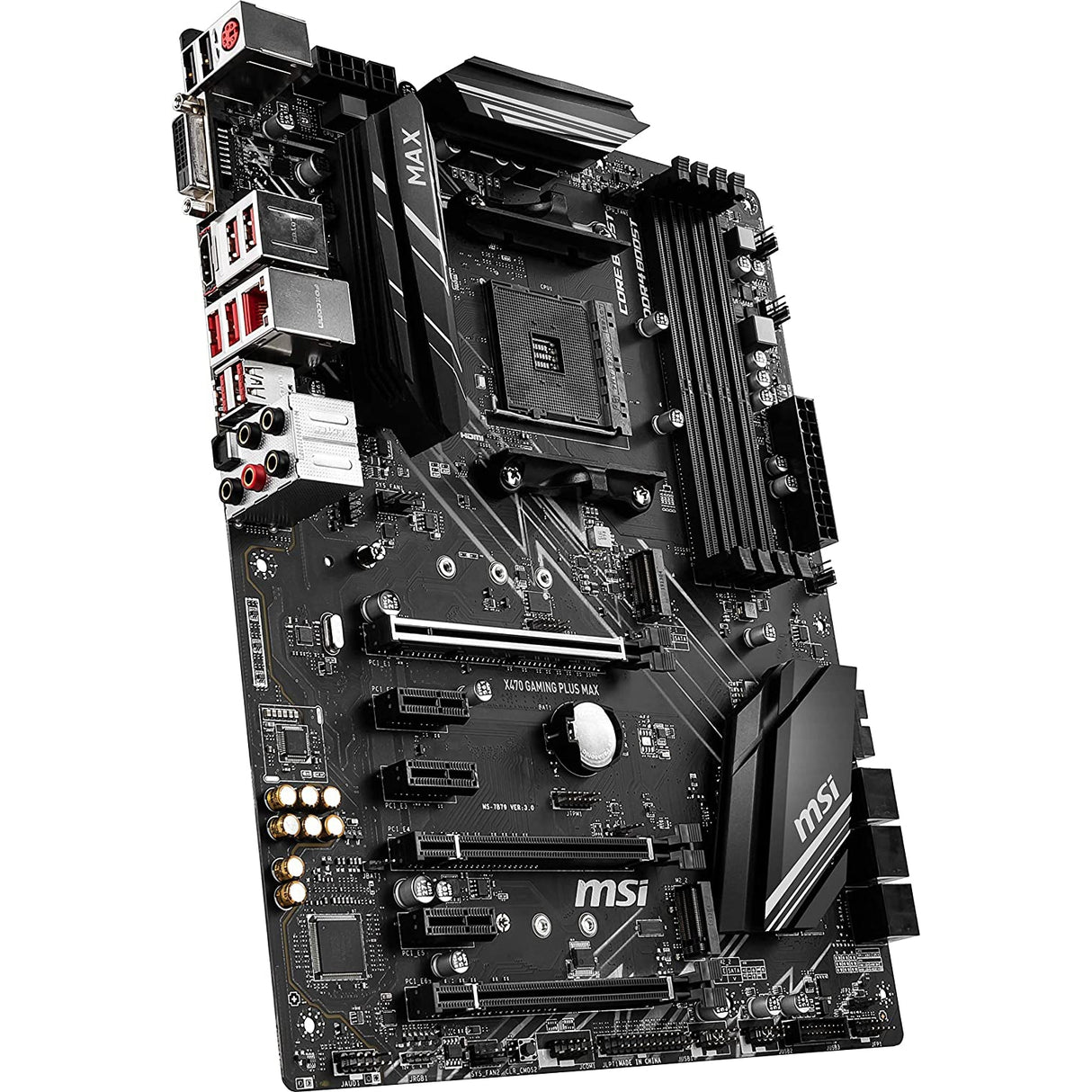 MSI X470 GAMING PLUS MAX Motherboard ATX, AM4 Socket - Refurbished Excellent