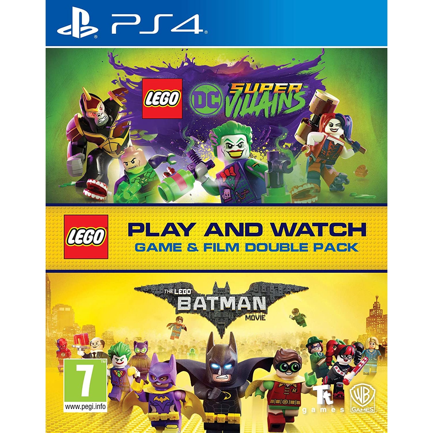 LEGO DC Super-Villains Game Film Double Pack (PS4) – Stock Must Go