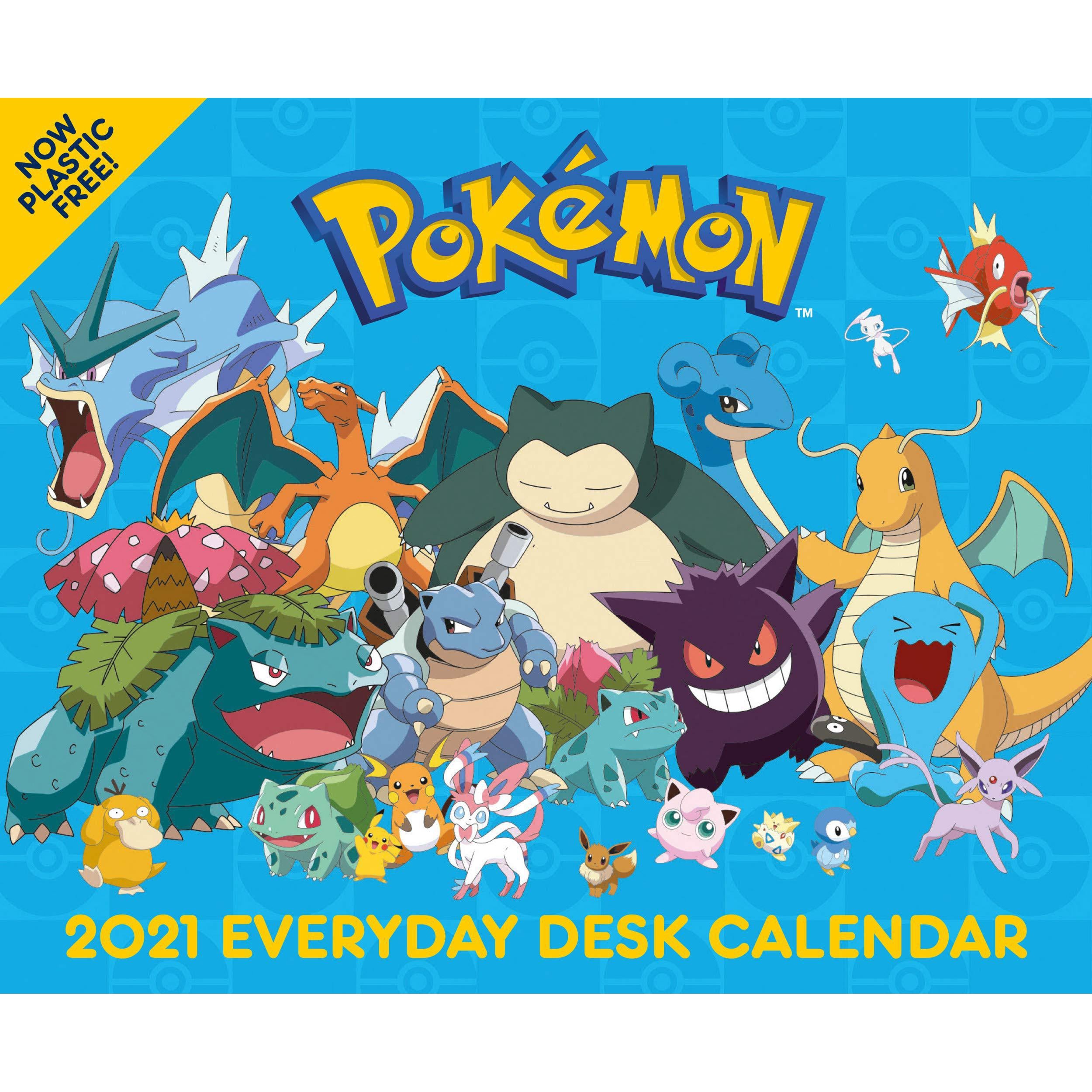 Pokémon 2021 Desk Block Calendar
