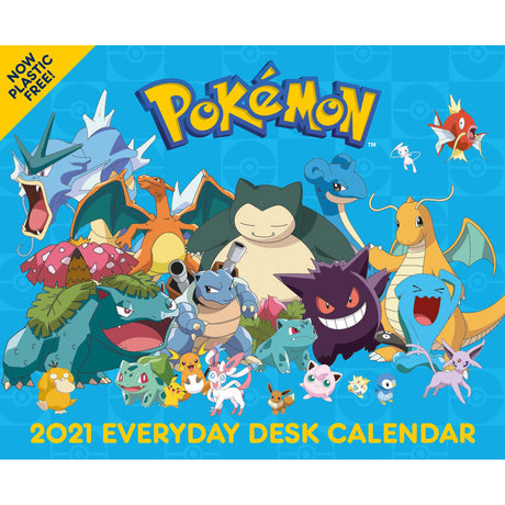 Pokémon 2021 Desk Block Calendar