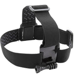 Kitvision Adjustable Head Strap Mount Harness for Action Cameras - Black
