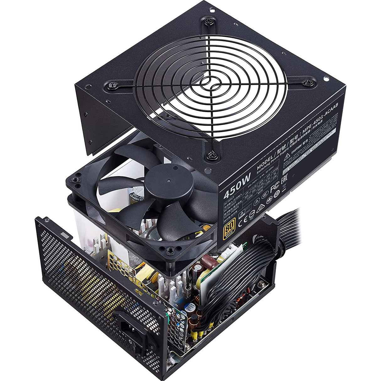 Cooler Master MWE 450 Bronze-V2, 450W 80 Plus Bronze Power Supply PSU