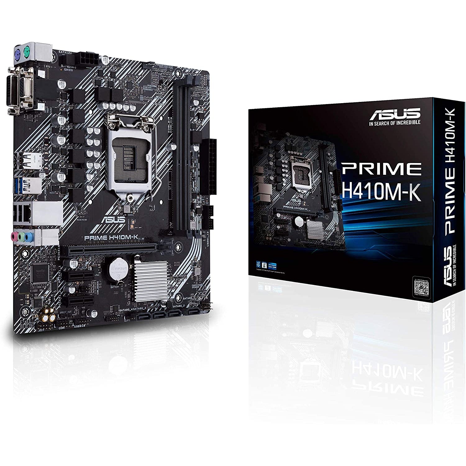 ASUS PRIME H410M-K Gaming Motherboard 90MB13I0-M0EAY0