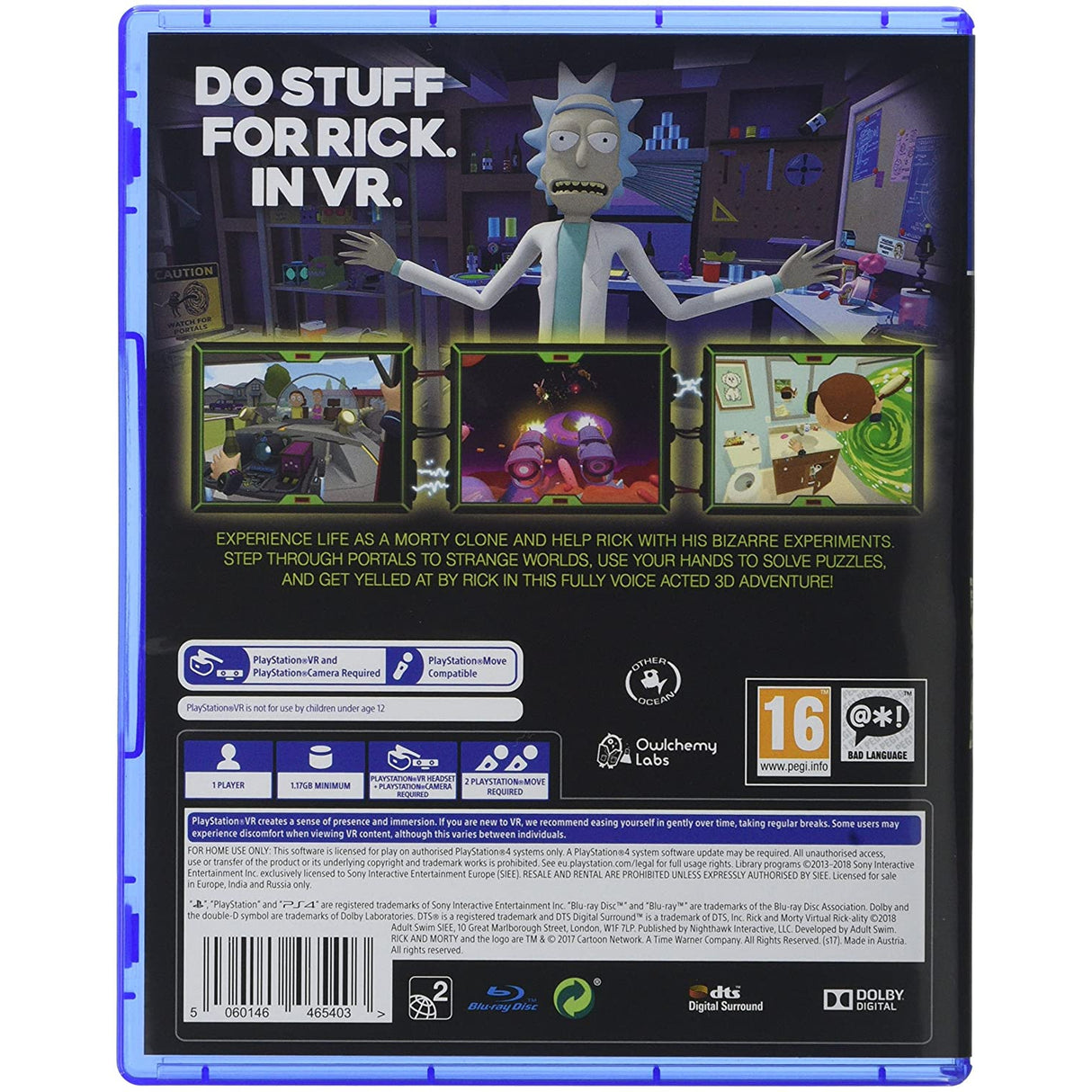 Rick and Morty Virtual Rick-Ality (PSVR/PS4)