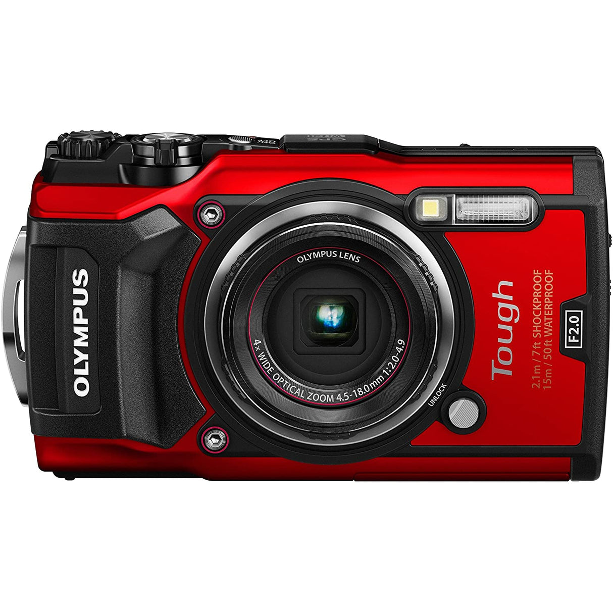 Olympus Tough TG-5 - Red Digital Camera