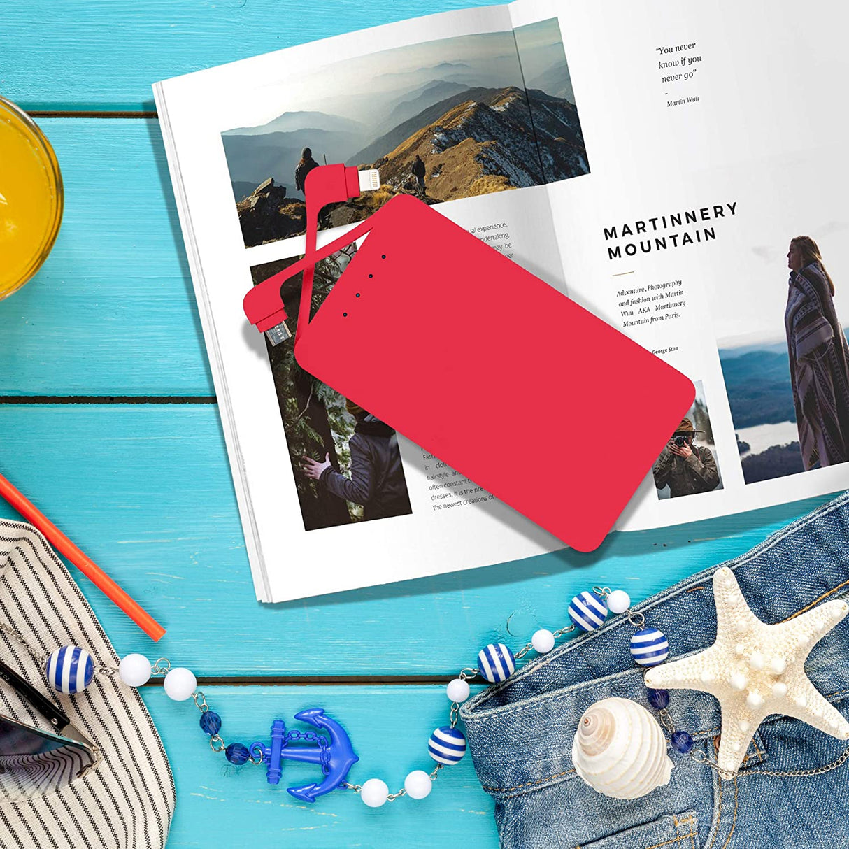 Juice Weekender Portable Power Bank - Red