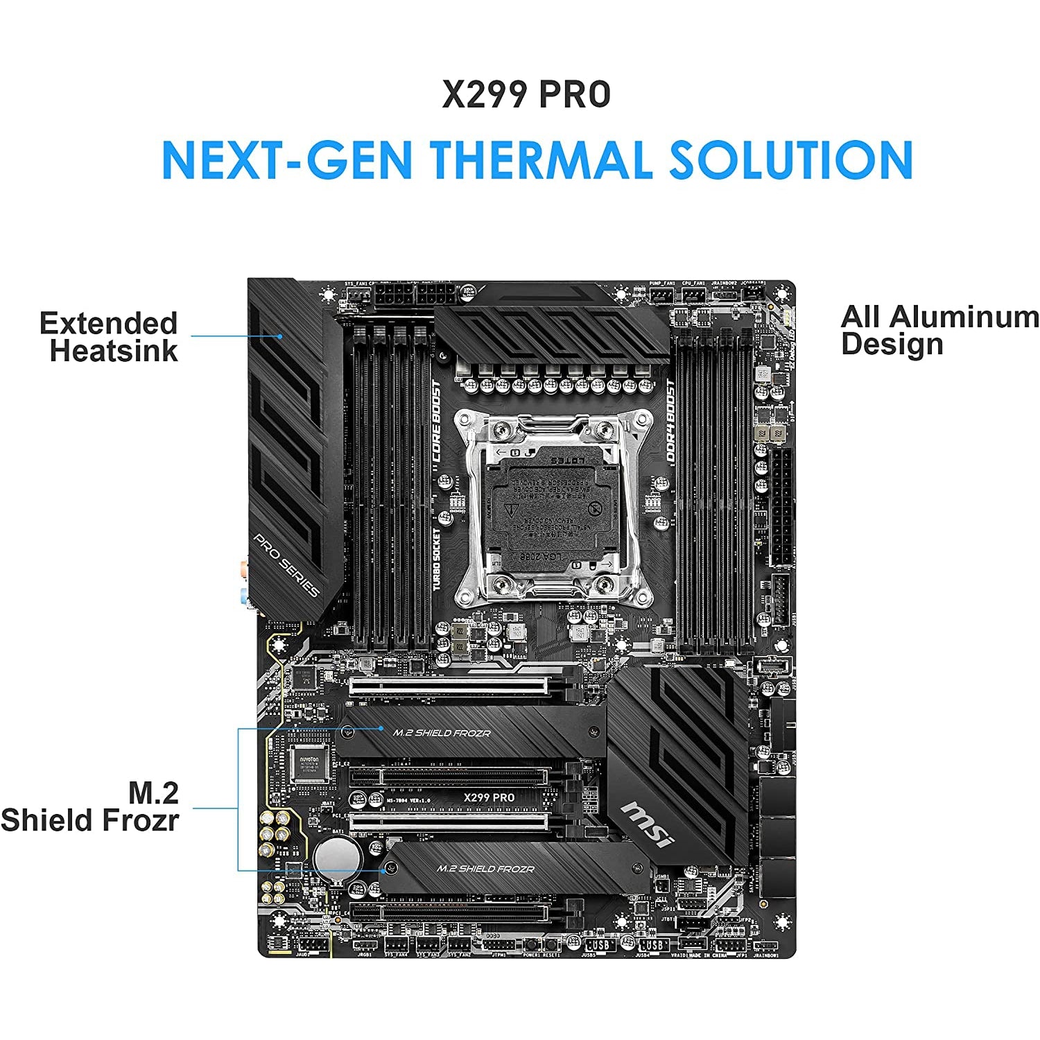 MSI X299 Pro Motherboard ATX