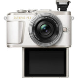 Olympus PEN E-PL9 Kit, Micro Four Thirds System Camera, 4-42 mm EZ Zoom Lens, White/Silver