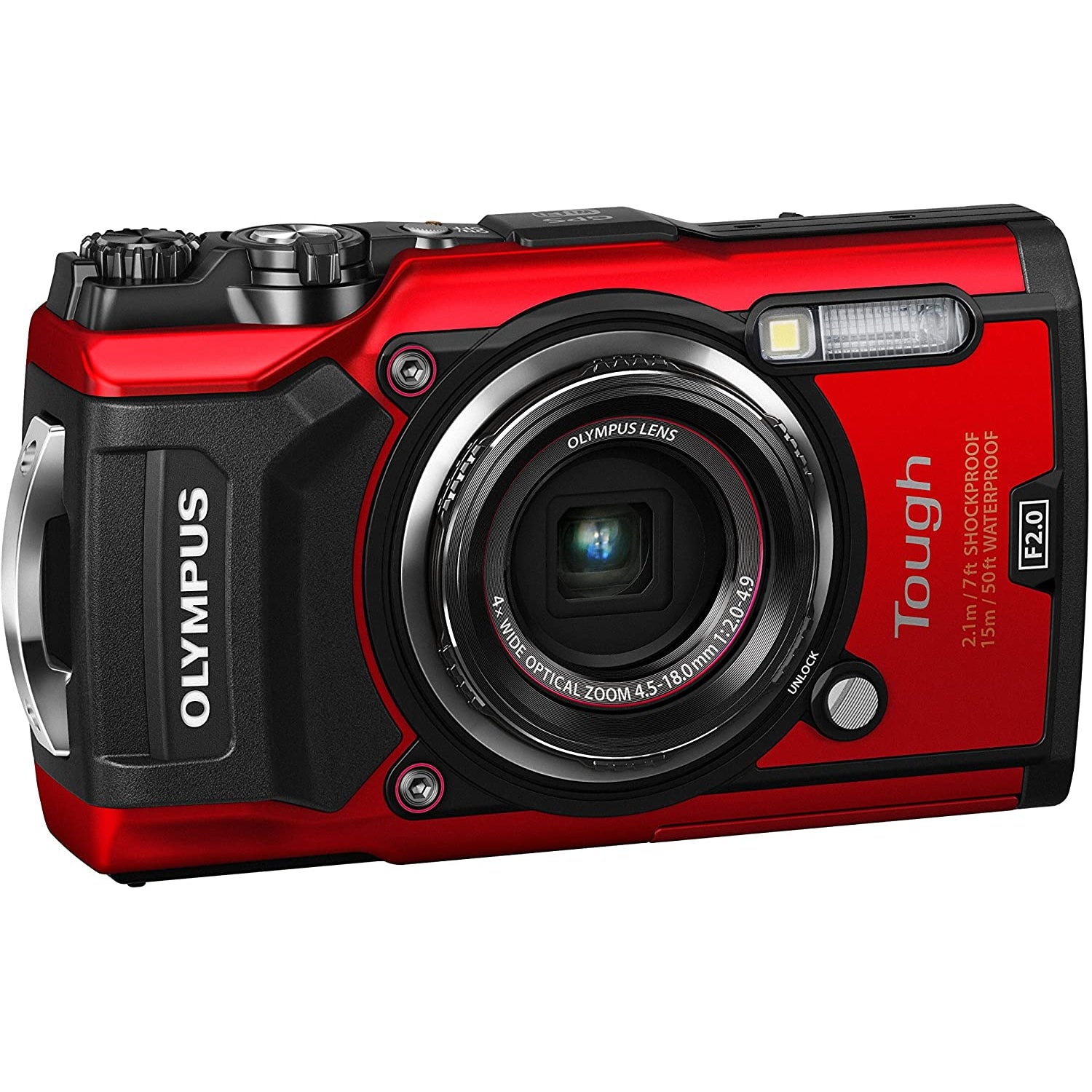 Olympus Tough TG-5 - Red Digital Camera