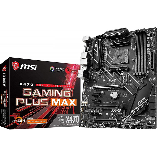 MSI X470 GAMING PLUS MAX Motherboard ATX, AM4 Socket - Refurbished Excellent