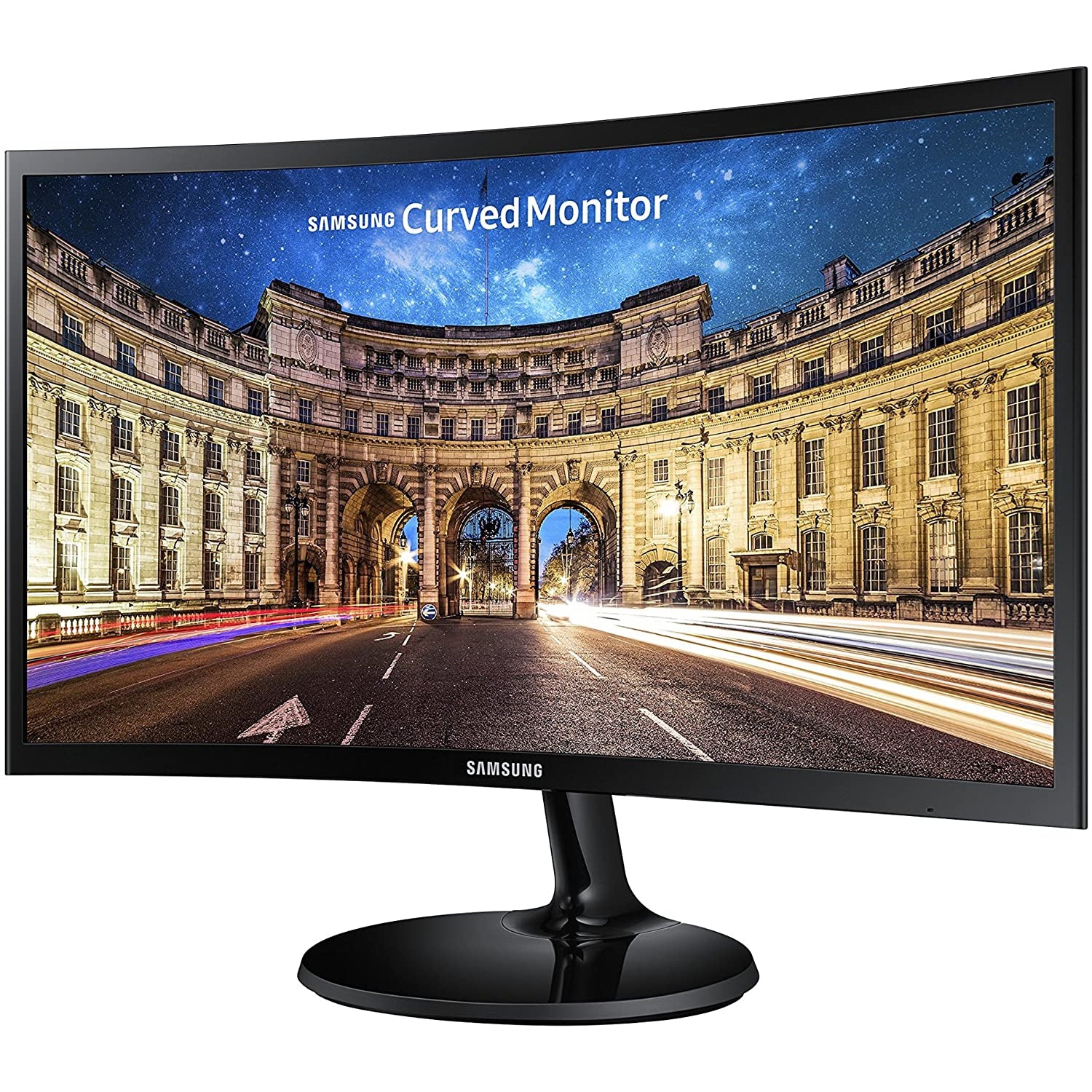 Samsung C24F390FHU 24-Inch Curved LED Monitor - HDMI, VGA , Black