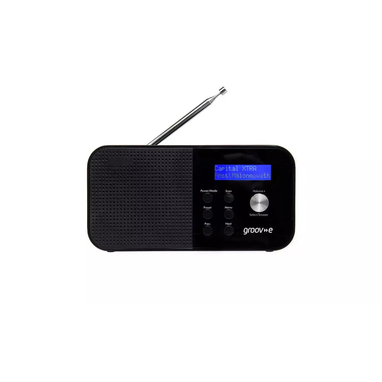 Groov-e Venice GVDR04BK Portable Radio - Black