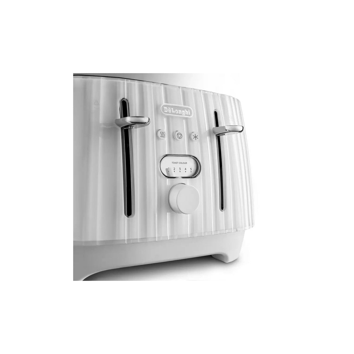 De'Longhi Ballerina CTD4003.W 4-Slice Toaster, White