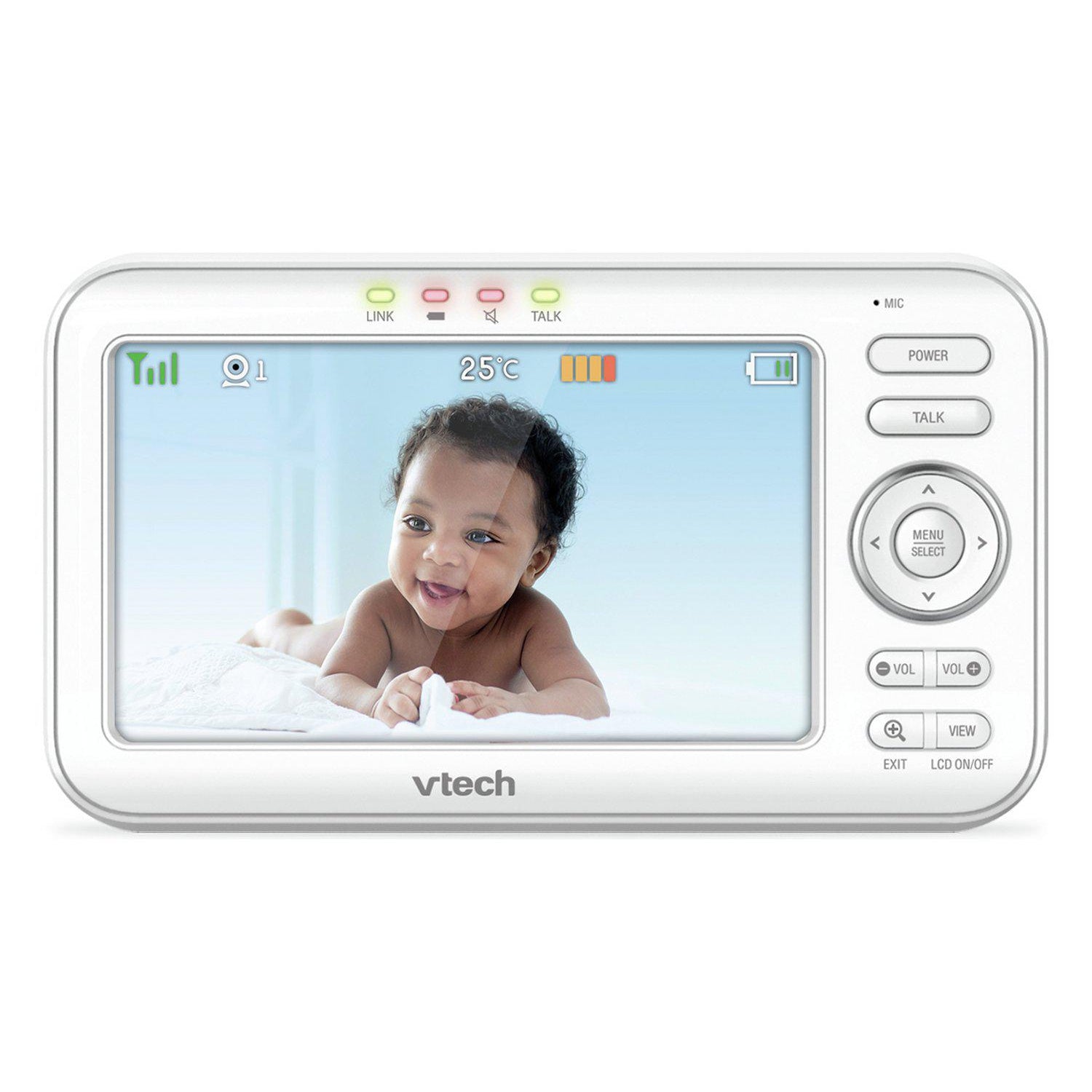 VTech VM5463 Digital Baby Pan & Tilt Monitor - White - Refurbished Excellent