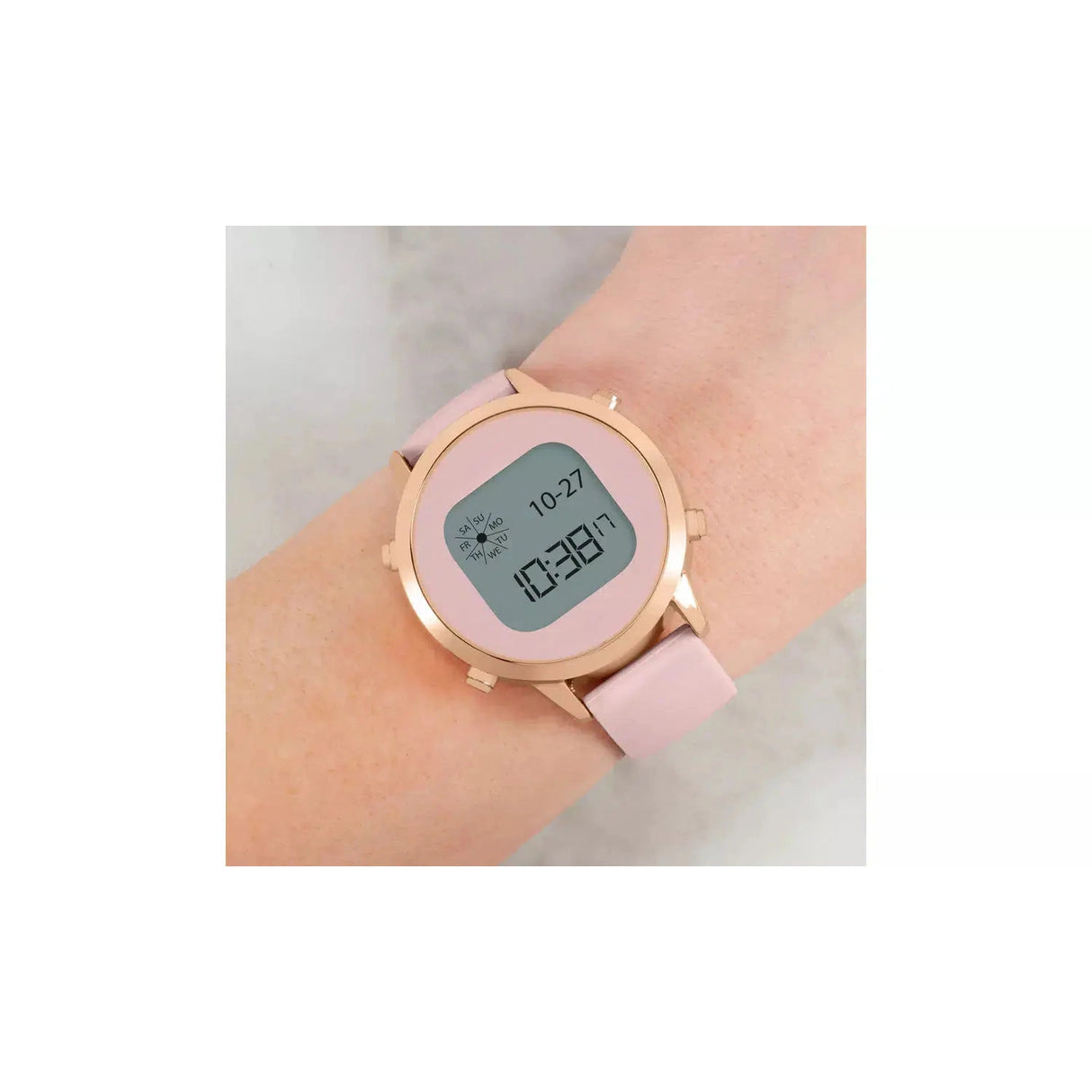 Spirit Ladies Blush Pink Silicone Strap Activity Tracker
