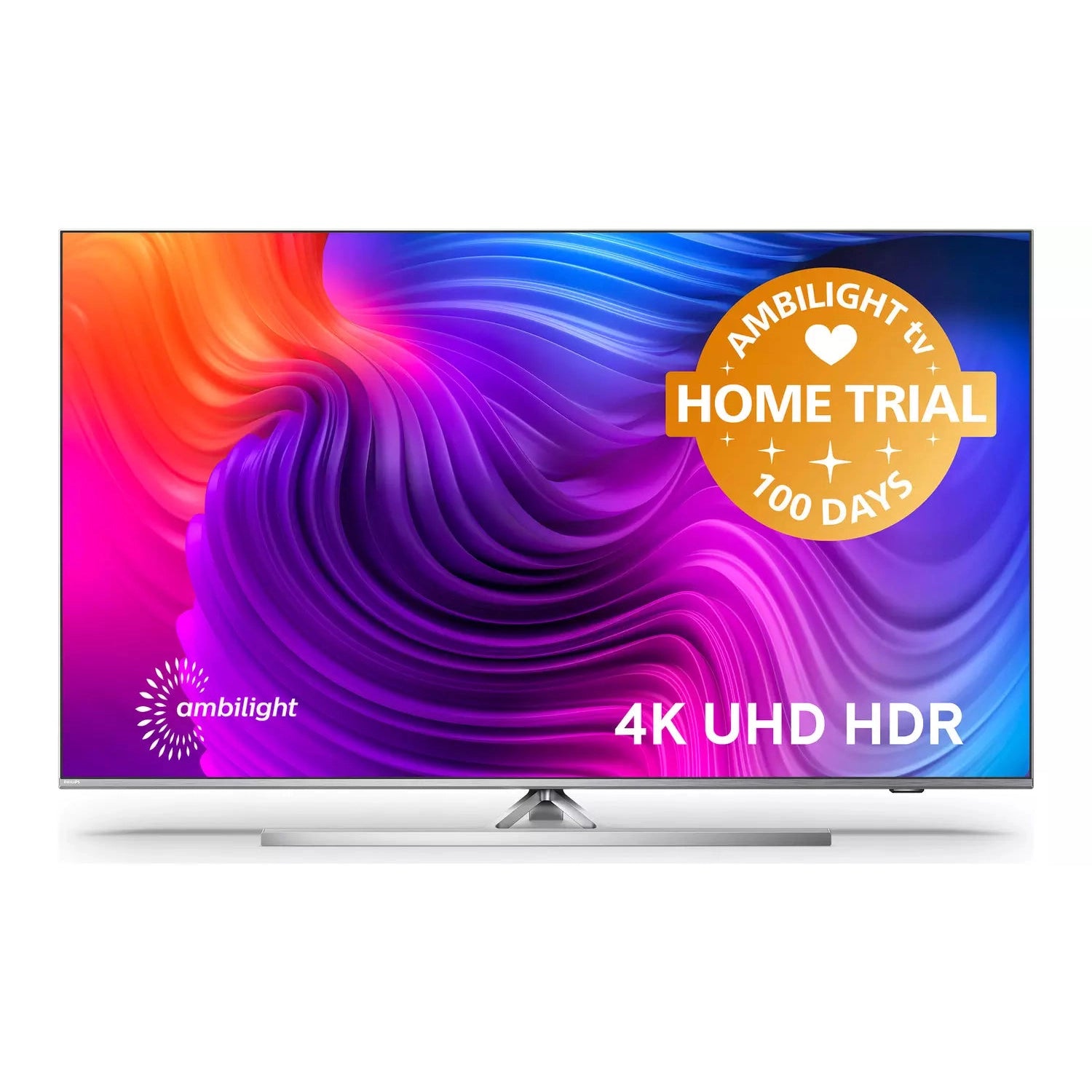 Refurbished Philips 58 Inch 58PUS8536 Smart 4K UHD HDR LED Ambilight TV *Missing Stand*