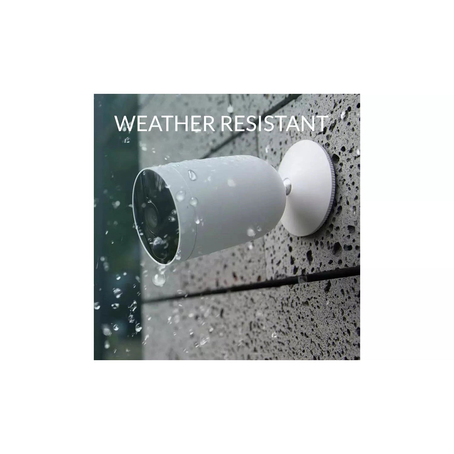 Kami Outdoor Wire-Free Battery HD Security Camera, White - Refurbished Good