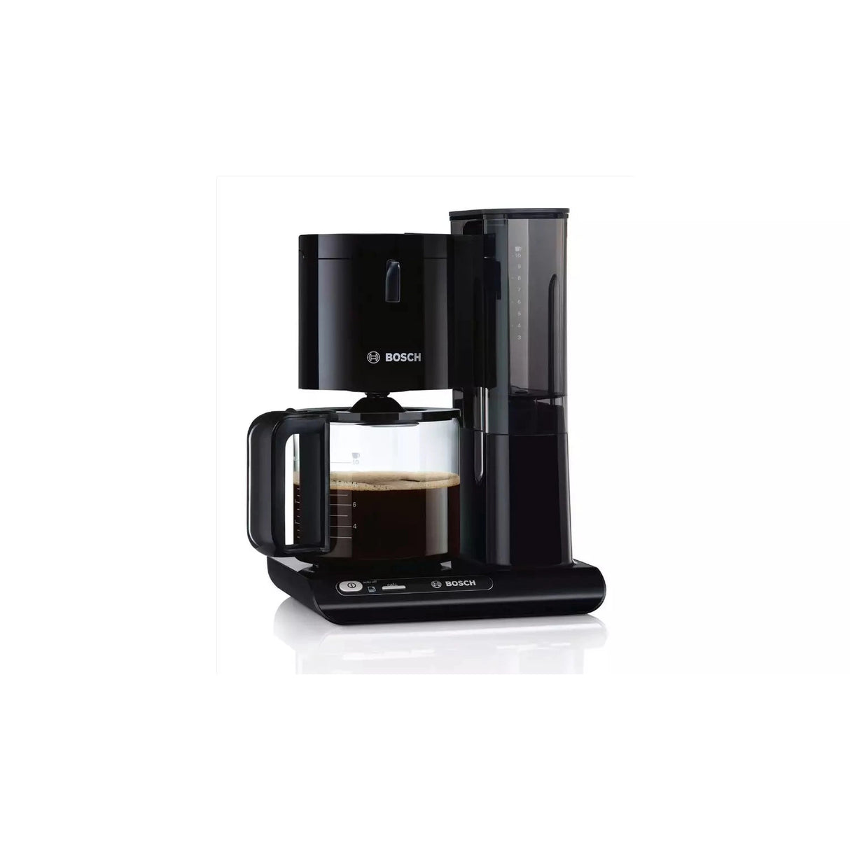 Bosch TKA8013 Styline Filter Coffee Machine, Black