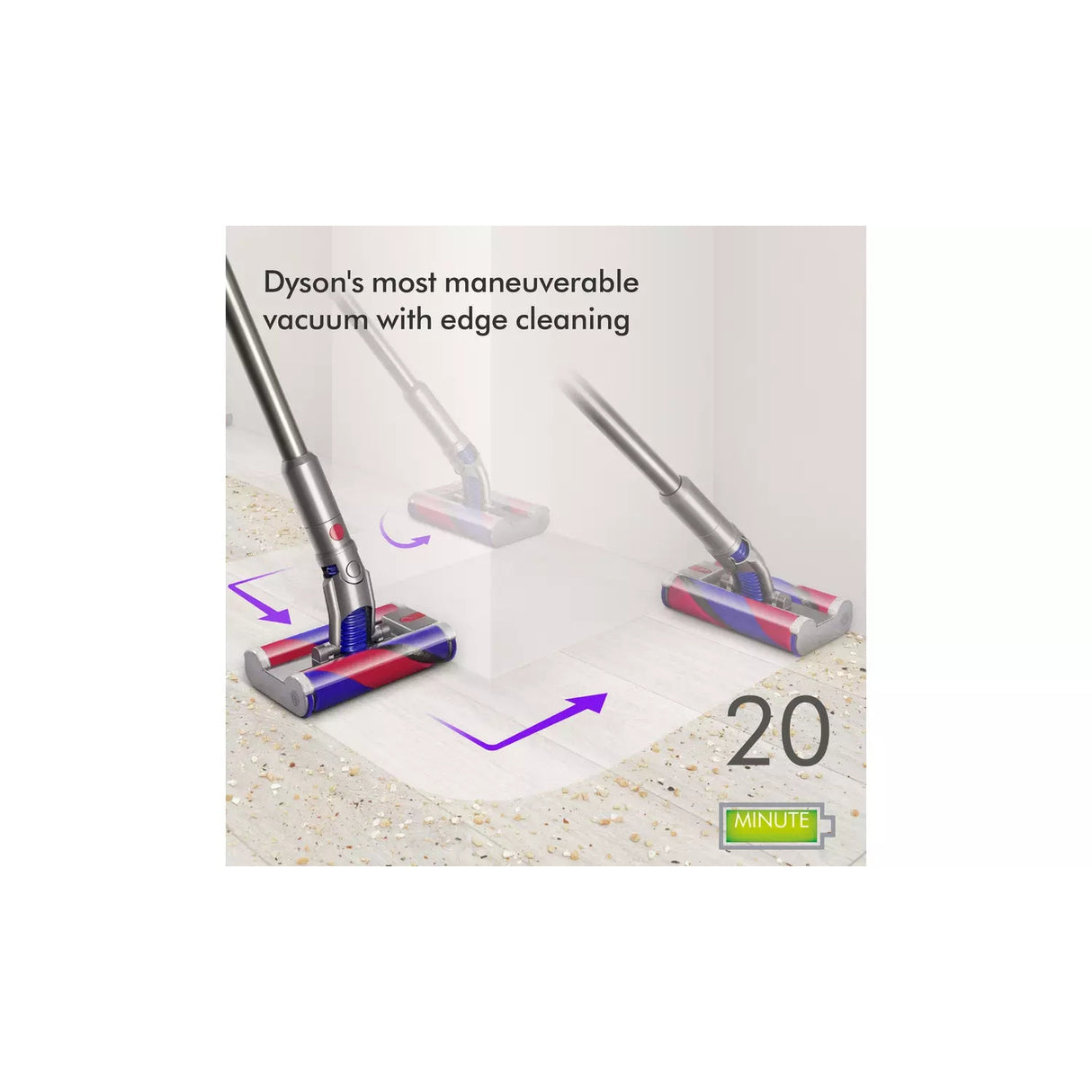 Dyson Omni-Glide Hard Floor Pet Cordless Vacuum Cleaner *Dented*