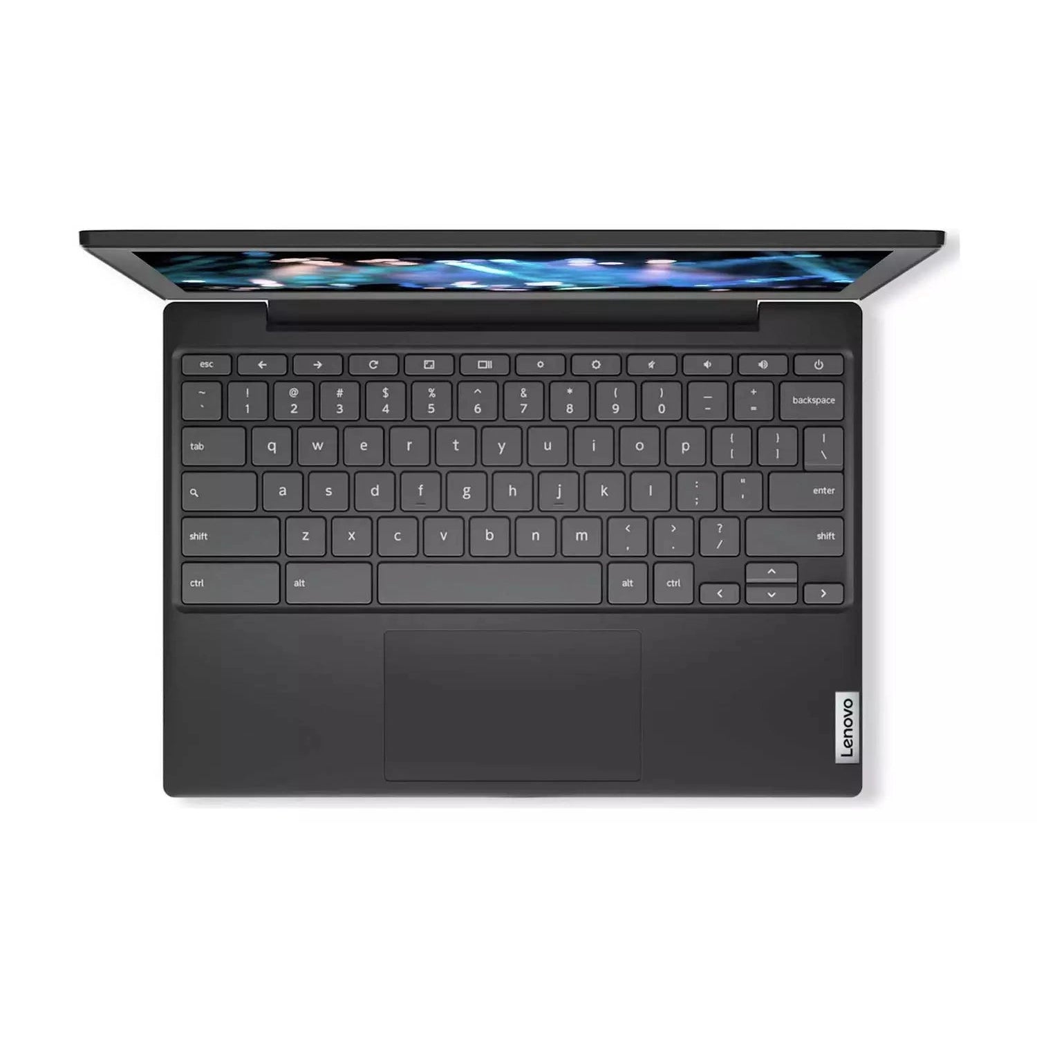 Lenovo IdeaPad 3 82BA0007UK Laptop, Intel Celeron, 4GB RAM, 64GB eMMC, 11.6", Black