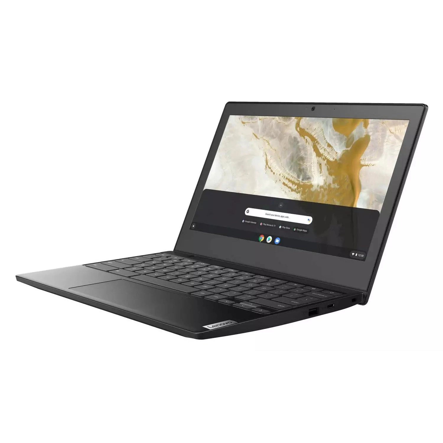 Lenovo IdeaPad 3 82BA0007UK Laptop, Intel Celeron, 4GB RAM, 64GB eMMC, 11.6", Black