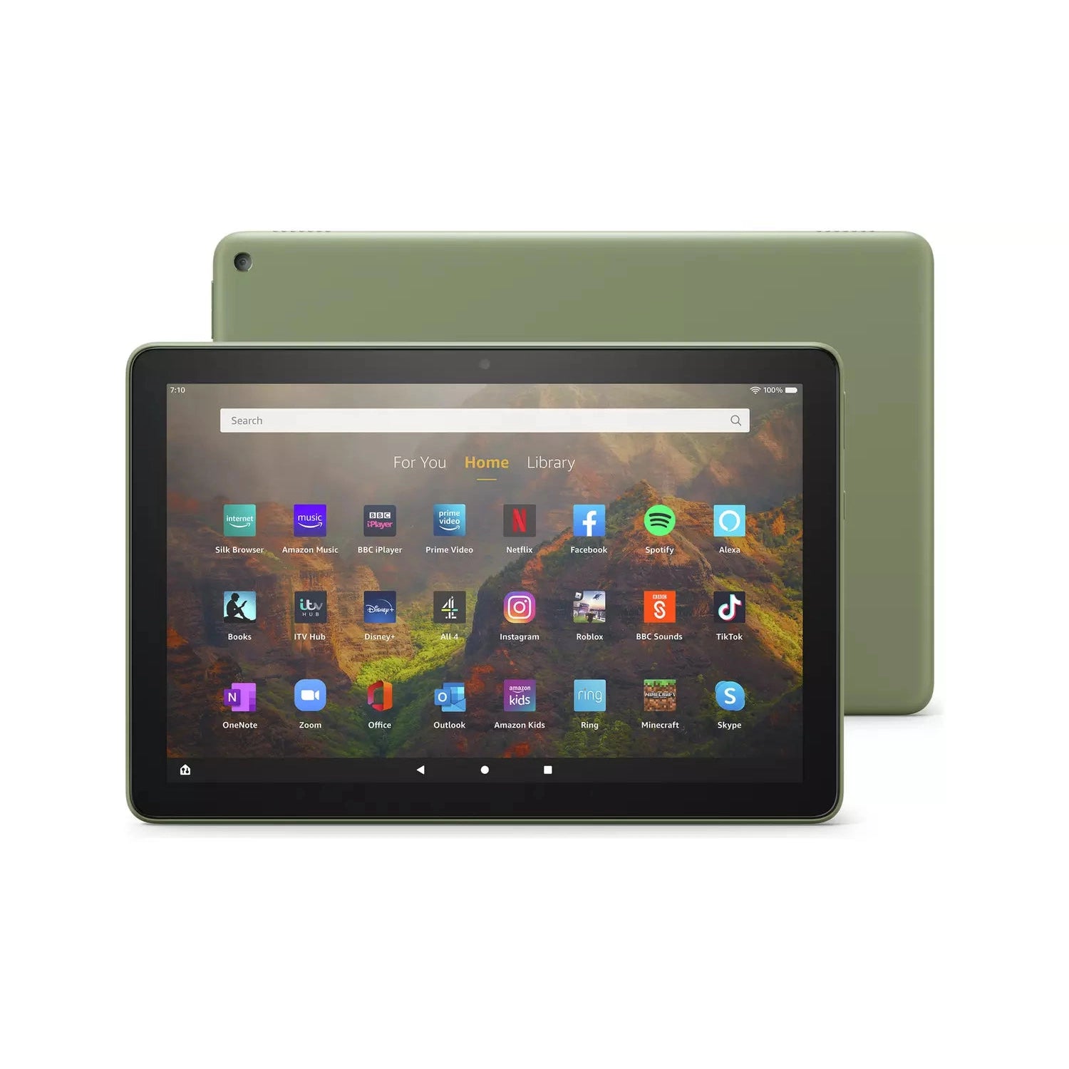 Amazon Fire HD 10 Tablet 32GB 10.1 Inch Display - Green - Refurbished Pristine