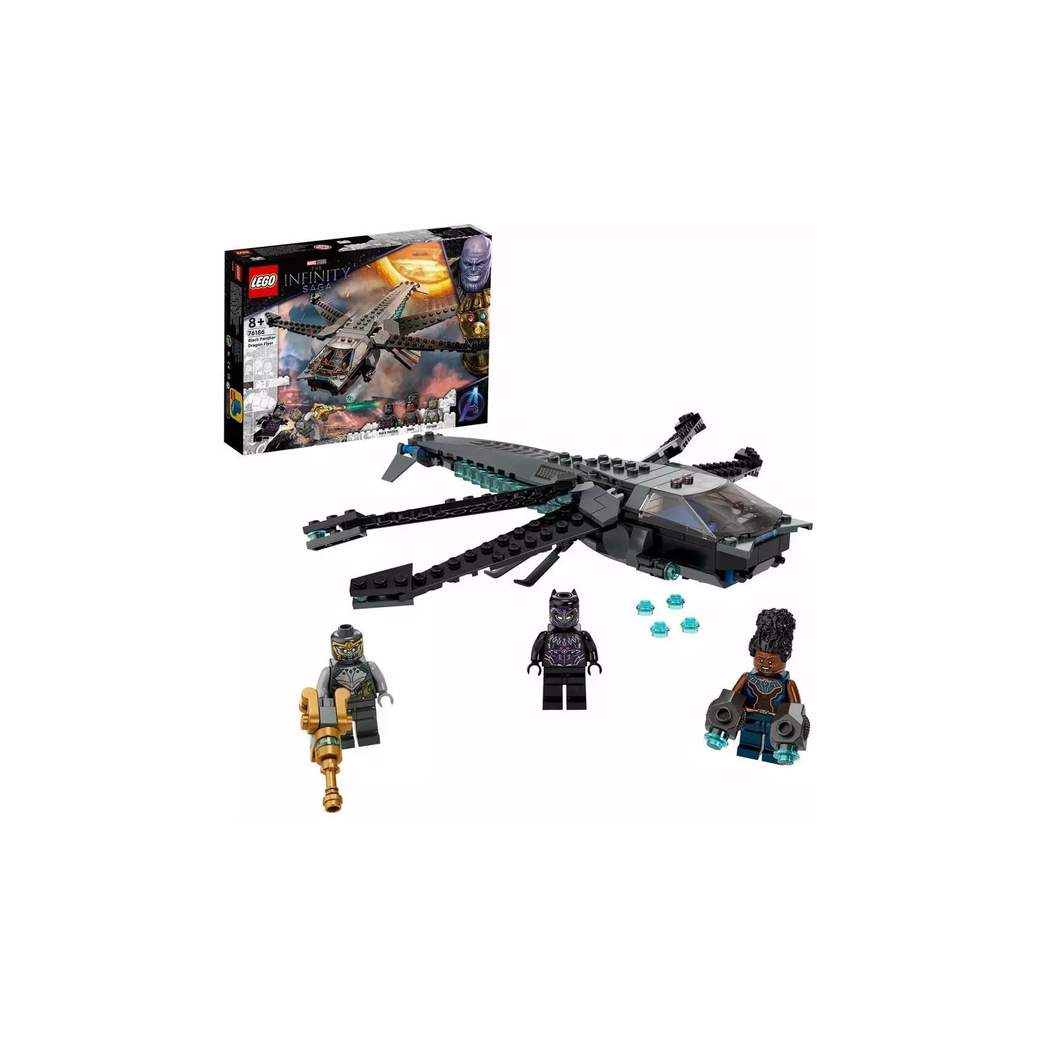 LEGO Marvel Black Panther Dragon Flyer Buildable Toy