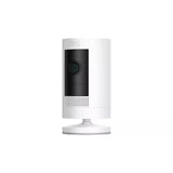 Ring Stick Up Cam Plug-In 3rd Gen Security Camera - White - MISSING ACCESSORIES - Refurbished Excellent