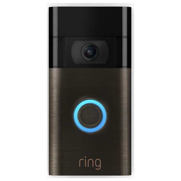 Ring Video Doorbell (2nd Gen) - Satin Nickel / Venetian Bronze - New