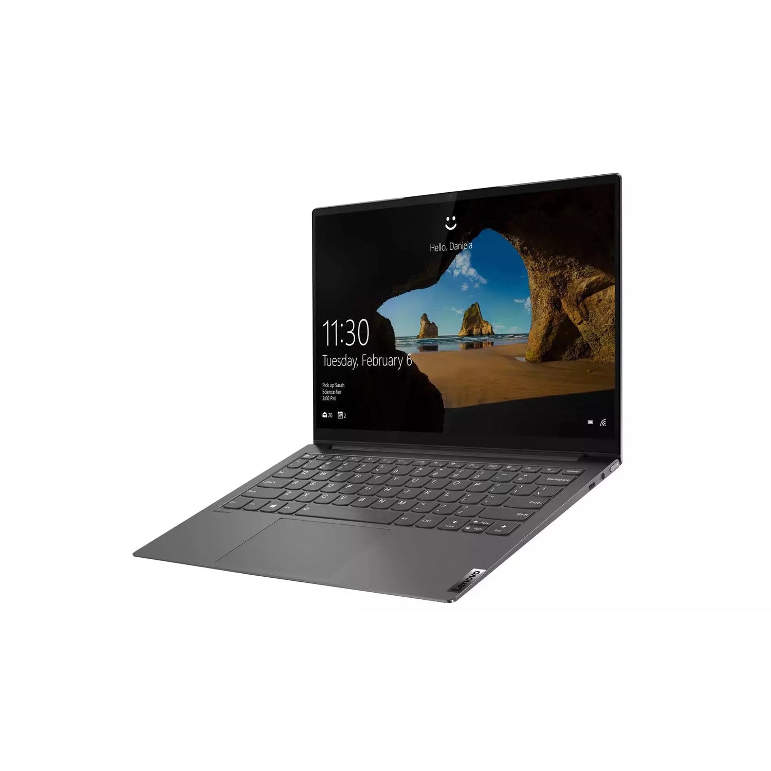 Lenovo Yoga Slim 7 Laptop 82CY0012UK, AMD Ryzen 5, 8GB RAM, 256GB SSD, 13.3", Iron Grey