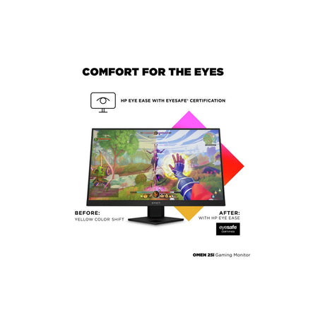 HP Omen 25i Full HD Gaming Monitor, 24.5", Black