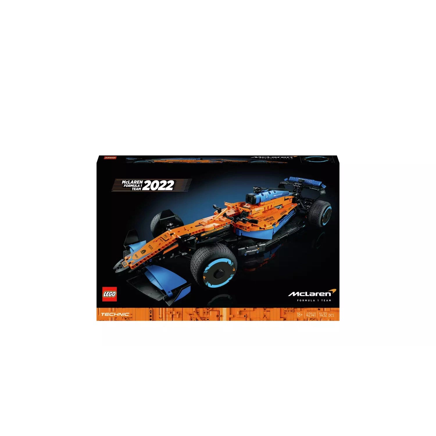 Lego 42141 Technic McLaren Formula 1 2022 Race Car Model Set