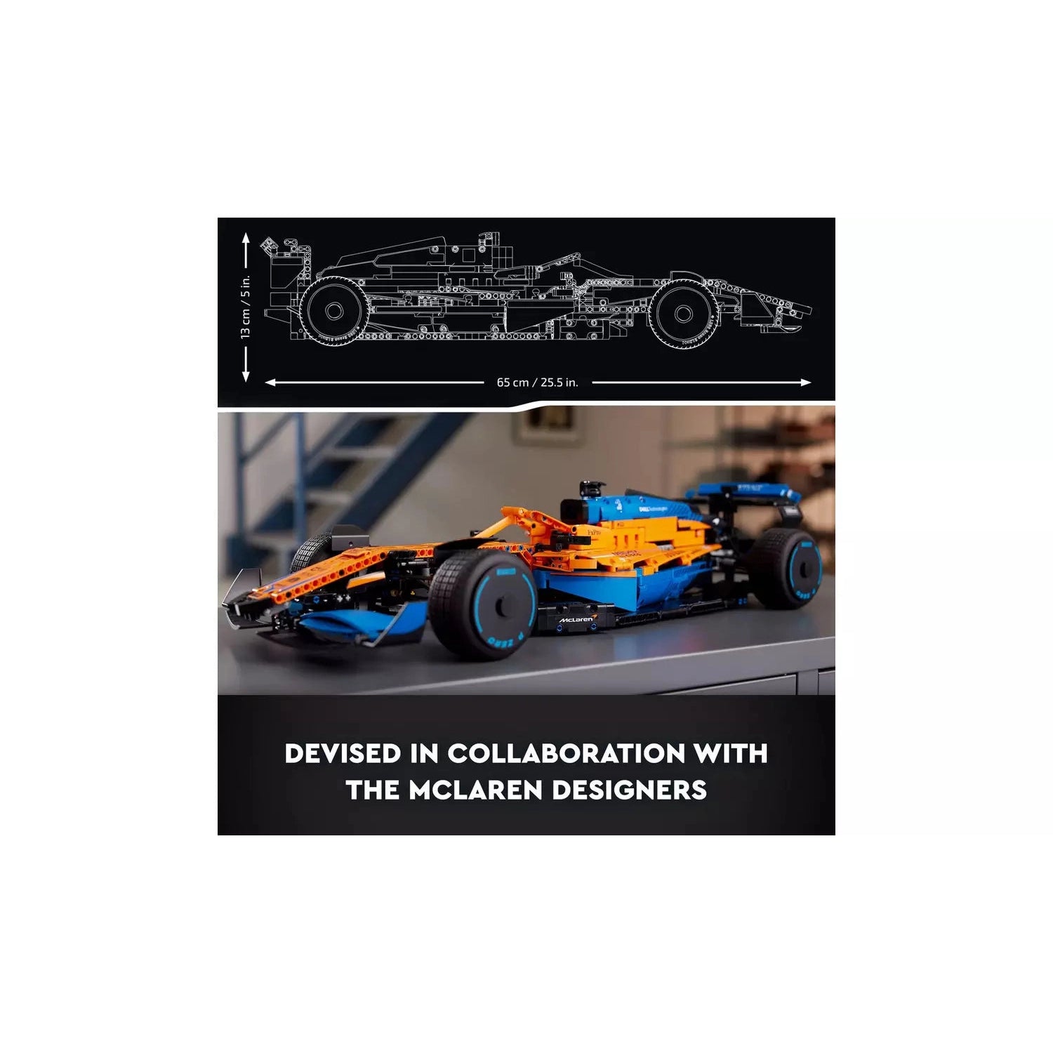 Lego 42141 Technic McLaren Formula 1 2022 Race Car Model Set