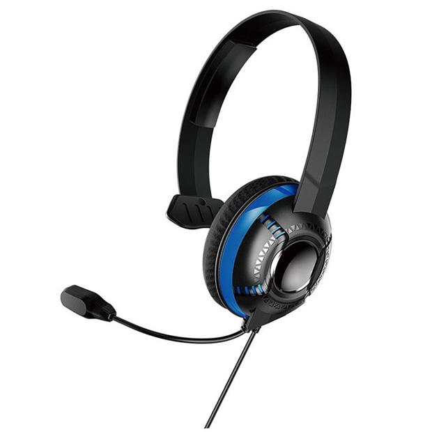 Gameware PS4 Single Ear Headset - Blue & Black