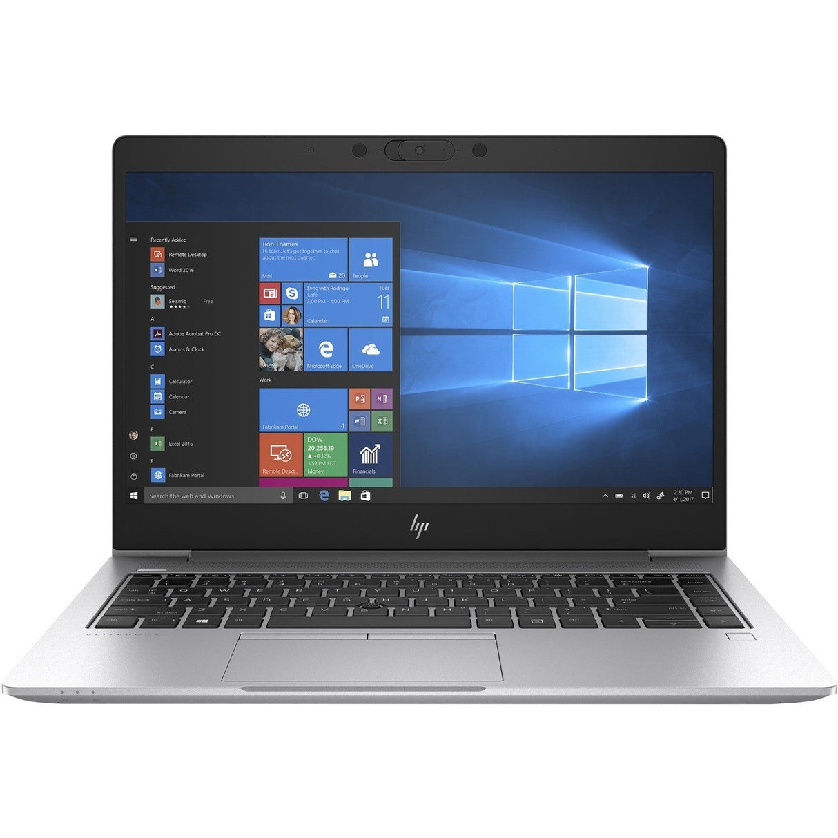 HP Elitebook 745 G6, AMD Ryzen 5 Pro 3500U, 16GB RAM, 256GB SSD - Silver - Refurbished Good