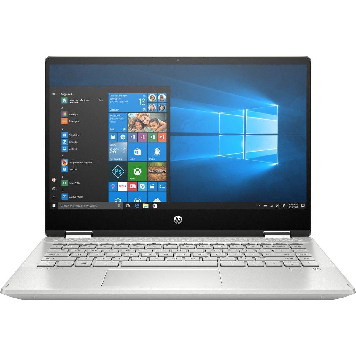 HP Pavilion x360 14-dh0525sa Core i5-8265U, 8GB RAM, 256GB SSD, 14" Touch screen 1920 x 1080, Windows 10, Convertible Laptop (6TC65EA#ABU)