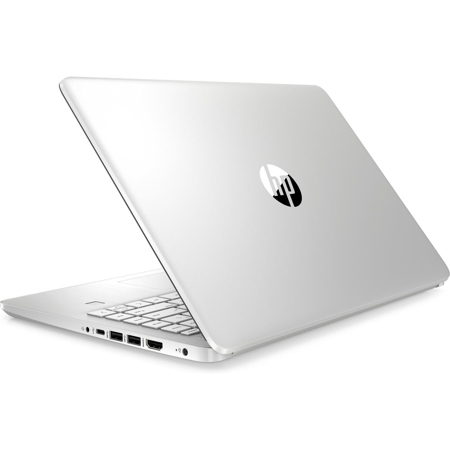 HP 14s-dq0003na Laptop, Intel Core i3 Processor, 8GB RAM, 128GB SSD, 14" Full HD, Natural Silver 7DM06EA#ABU