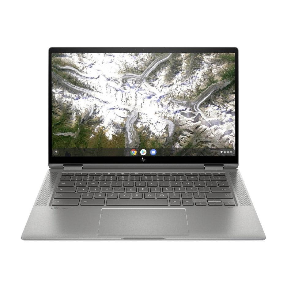 HP x360 14C-CA0510NA Convertible Chromebook Intel Core i5-10210U, 8GB RAM, 128GB HDD, 14", Silver