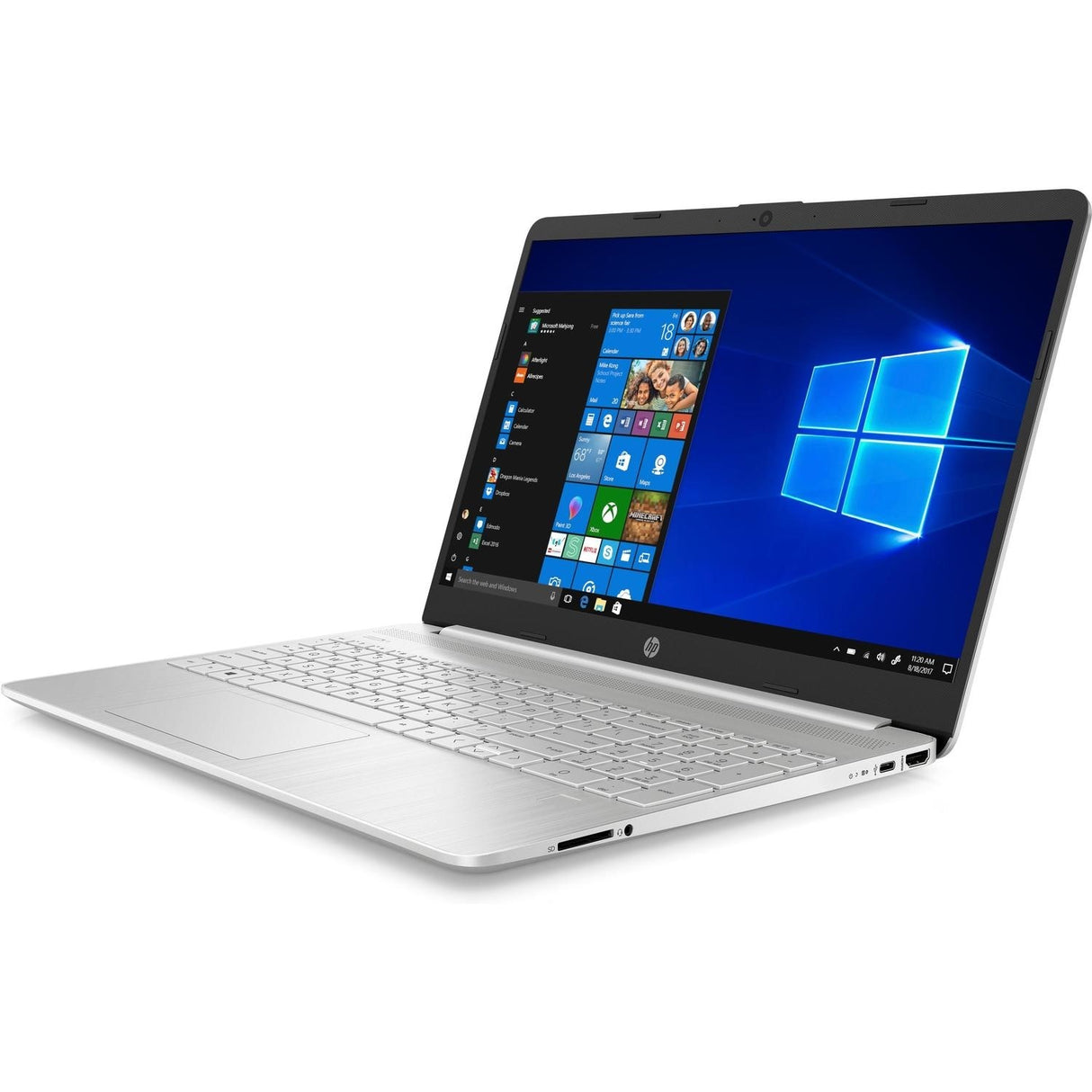 HP 15S-FQ4553NA 15.6'' Laptop, Intel Core i5, 4GB RAM, 256GB SSD, Silver (54C84EA#ABU)