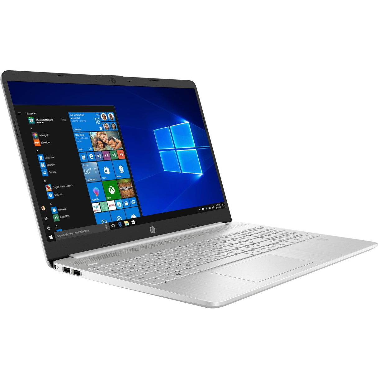 HP 15S-FQ4553NA 15.6'' Laptop, Intel Core i5, 4GB RAM, 256GB SSD, Silver (54C84EA#ABU)