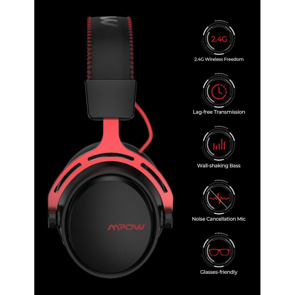 Mpow BH415 Air 2.4G Wireless Gaming Headset