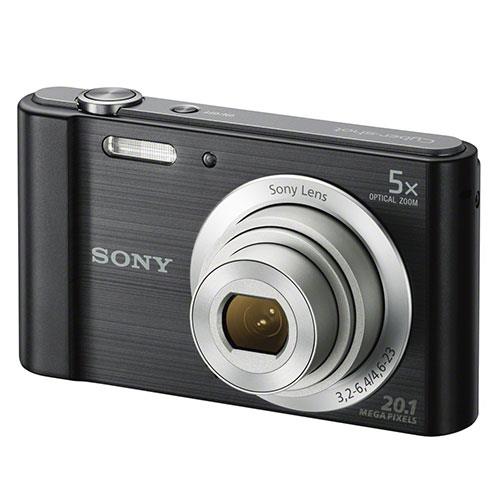 Sony Cyber-shot DSC-W800 Digital Camera, Black
