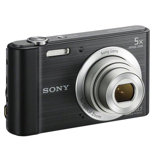 Sony Cyber-shot DSC-W800 Digital Camera, Black